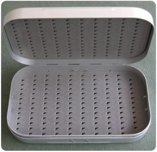 Bynder Series 01 Fly Box Combo | Caja de moscas ultraligera con (2) dos tarjetas de aparejo central extraíbles | Almacena 176 moscas y 9 aparejos cuentagotas